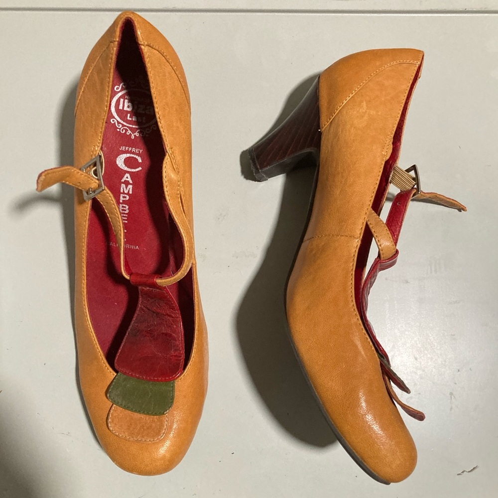 Vintage T-strap 2.5” Jeffrey Campbell shoes